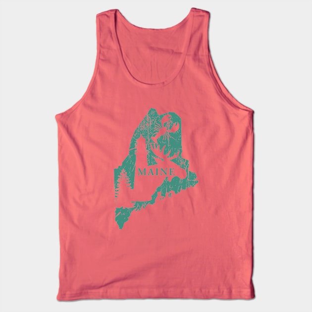 All Things Maine - Light Tees Tank Top by andyjhunter